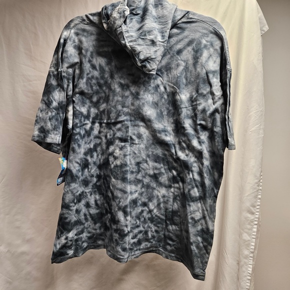 3for$25 Isaac Designs tie dye tye dye black grey white t-shirt hoodie shirt NWT - Picture 9 of 11